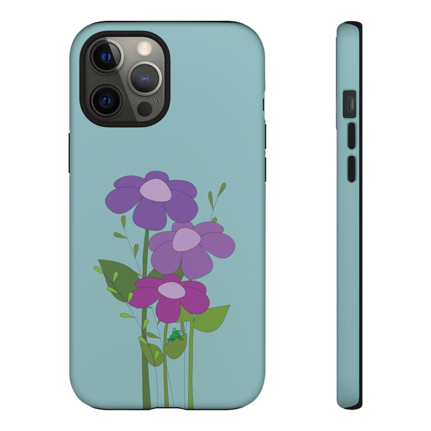 Frog Among Posies Phone Case