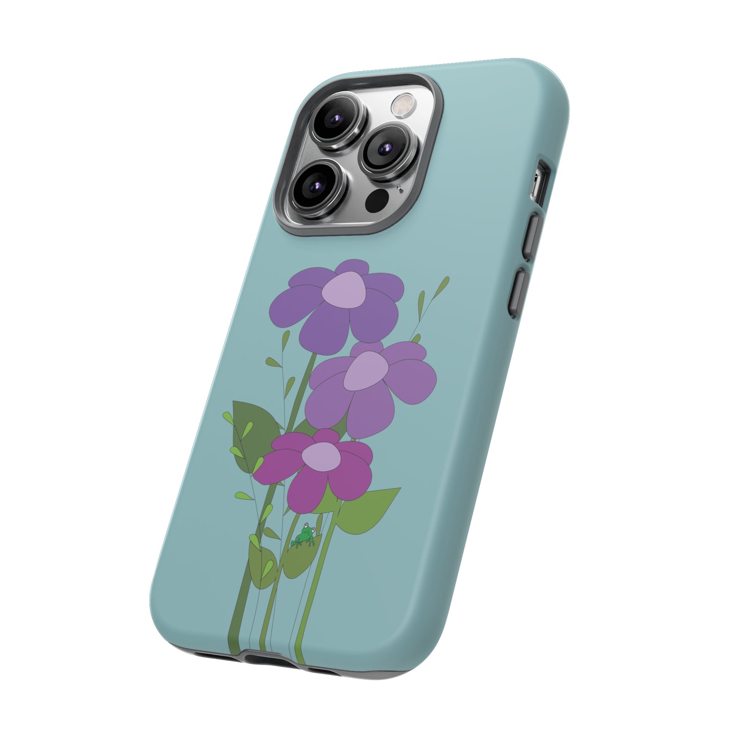 Frog Among Posies Phone Case