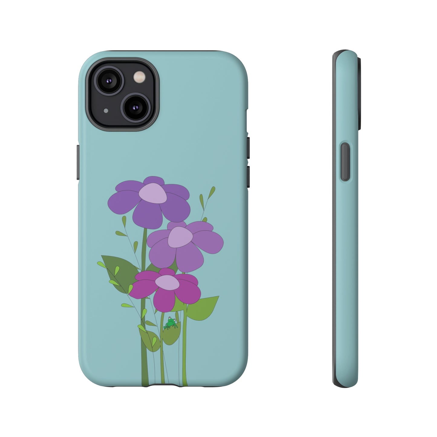 Frog Among Posies Phone Case