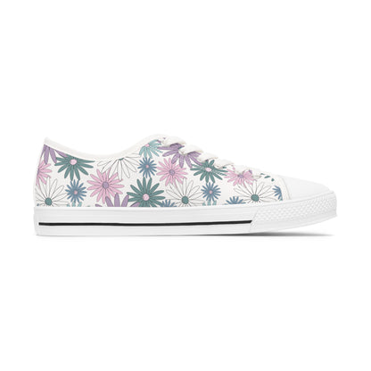 Pastel Daisy's Low Top Sneakers