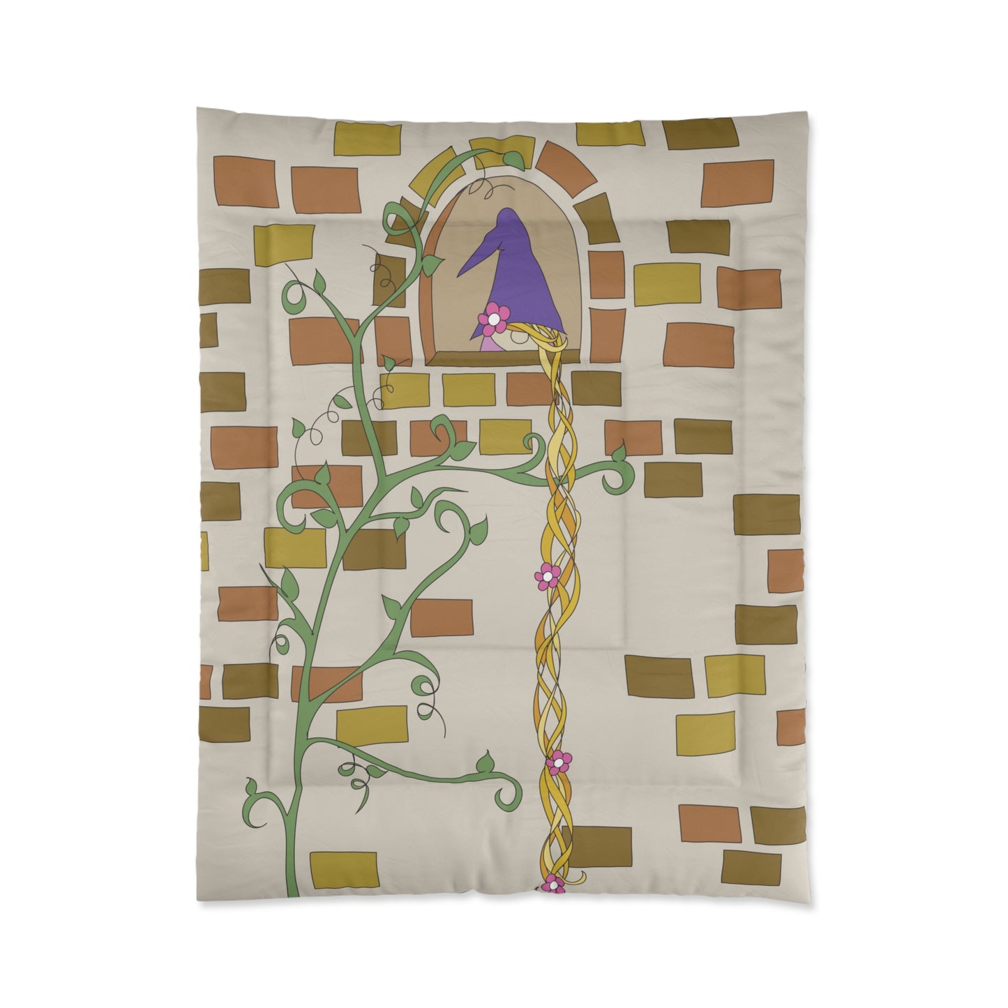 Rapunzel Gnome Comforter