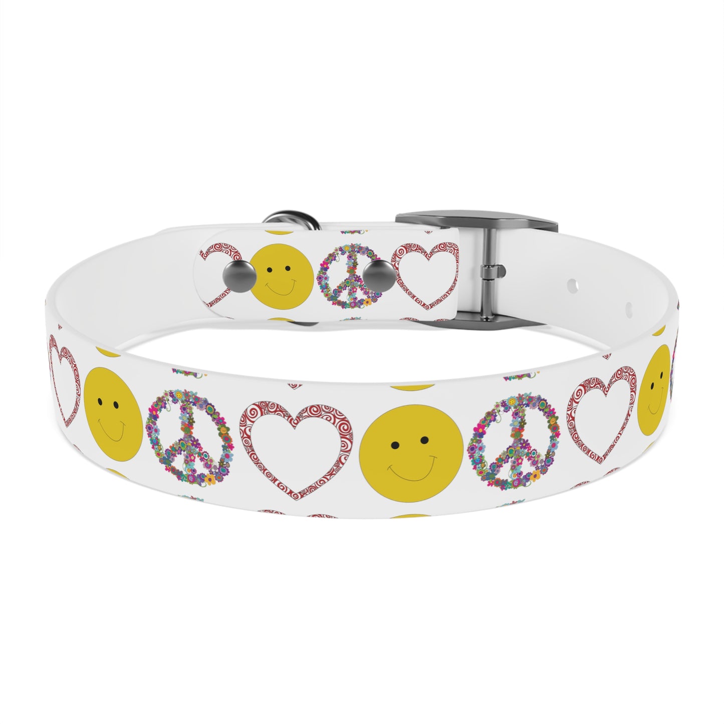 Peace Love & Joy Dog Collar