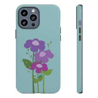 Frog Among Posies Phone Case