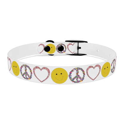 Peace Love & Joy Dog Collar