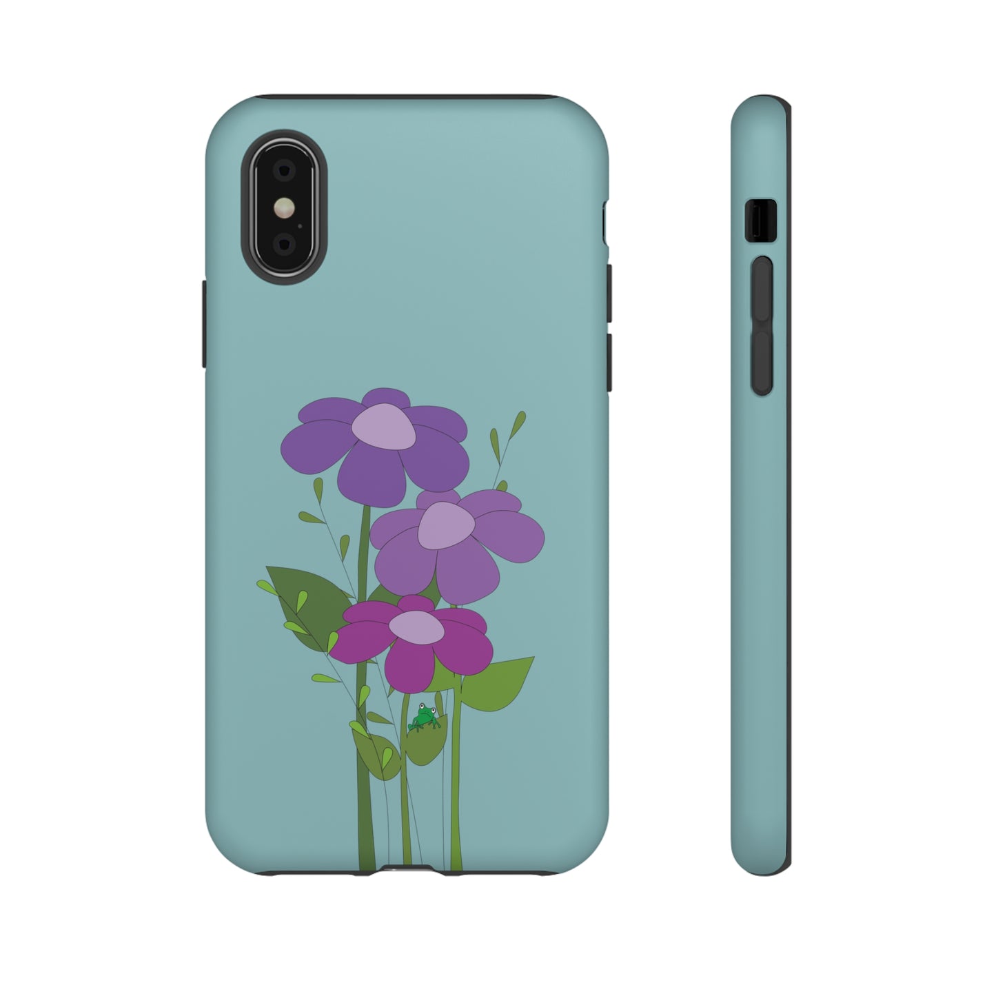 Frog Among Posies Phone Case