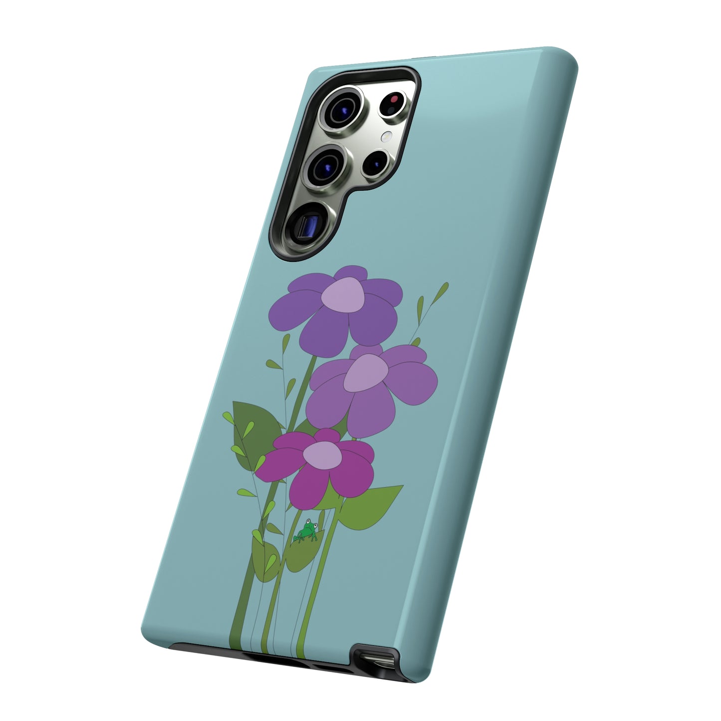 Frog Among Posies Phone Case