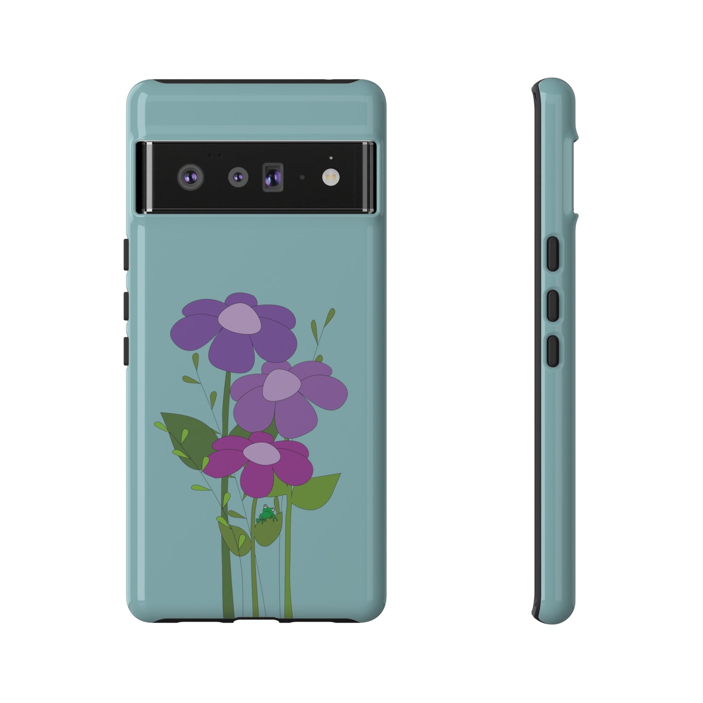 Frog Among Posies Phone Case