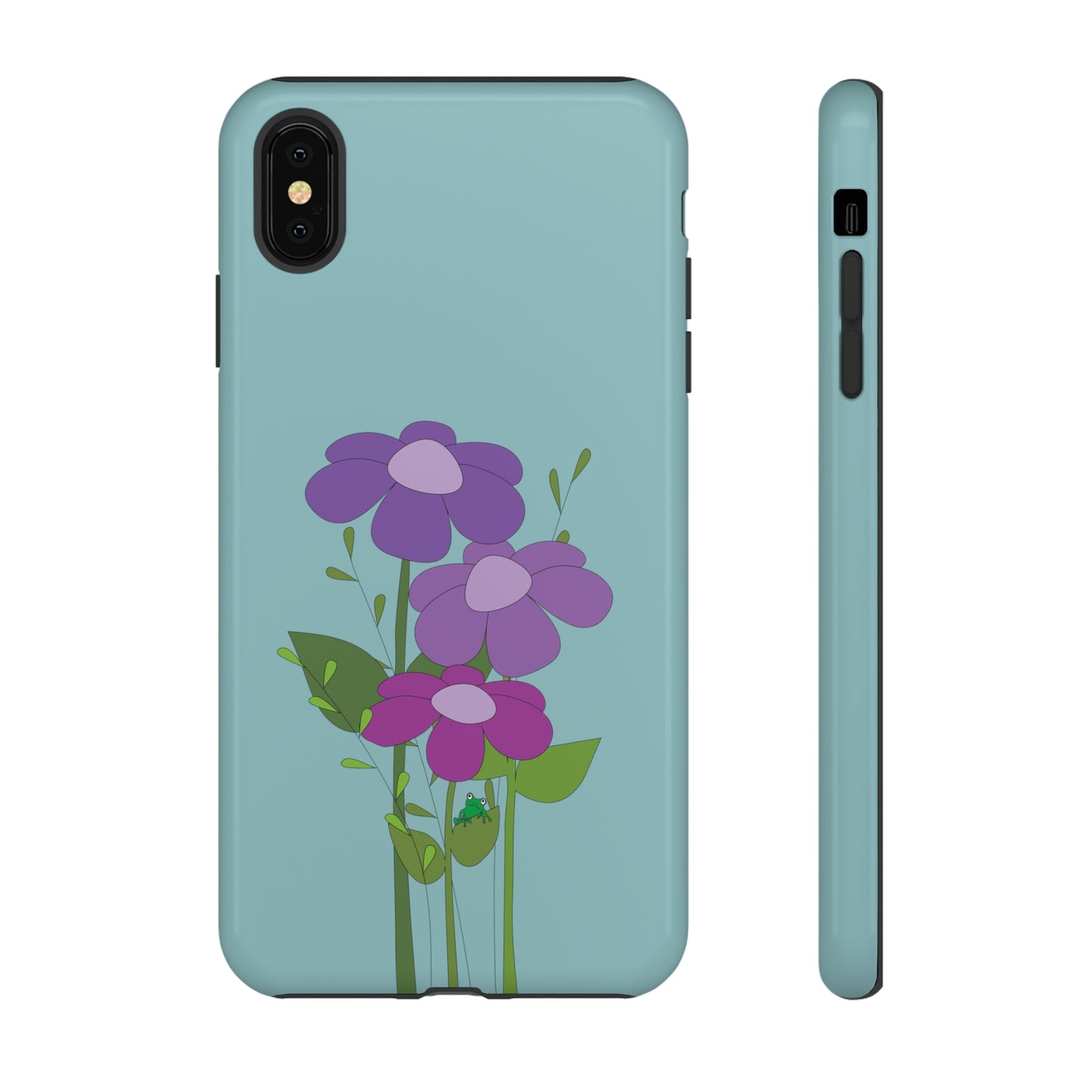 Frog Among Posies Phone Case