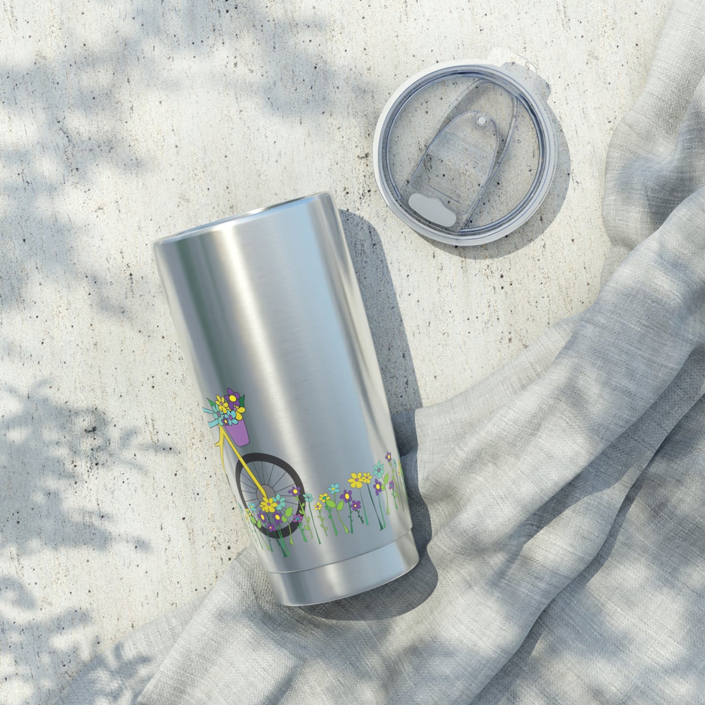 Bike & Posies 20oz Tumbler