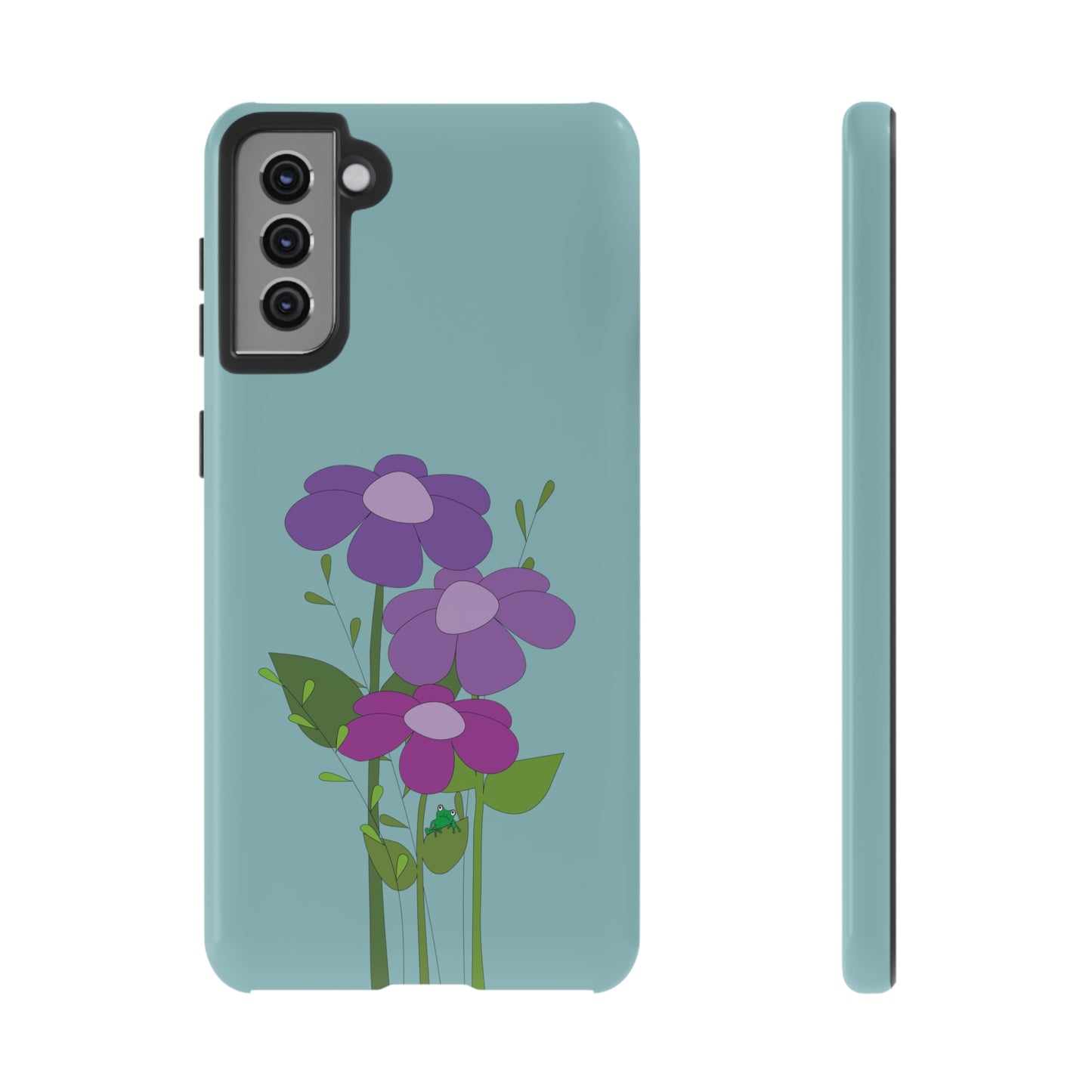 Frog Among Posies Phone Case