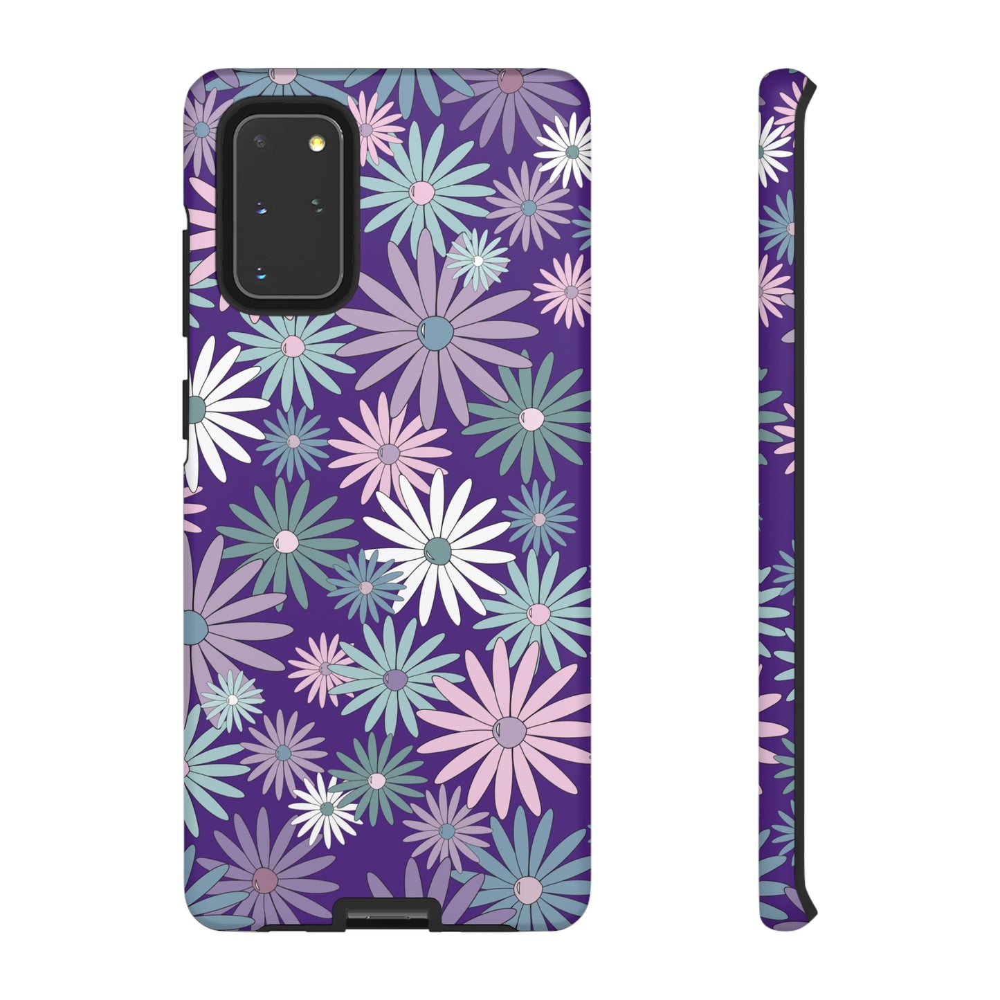 Pastel Daisy's in Purple Phone Case