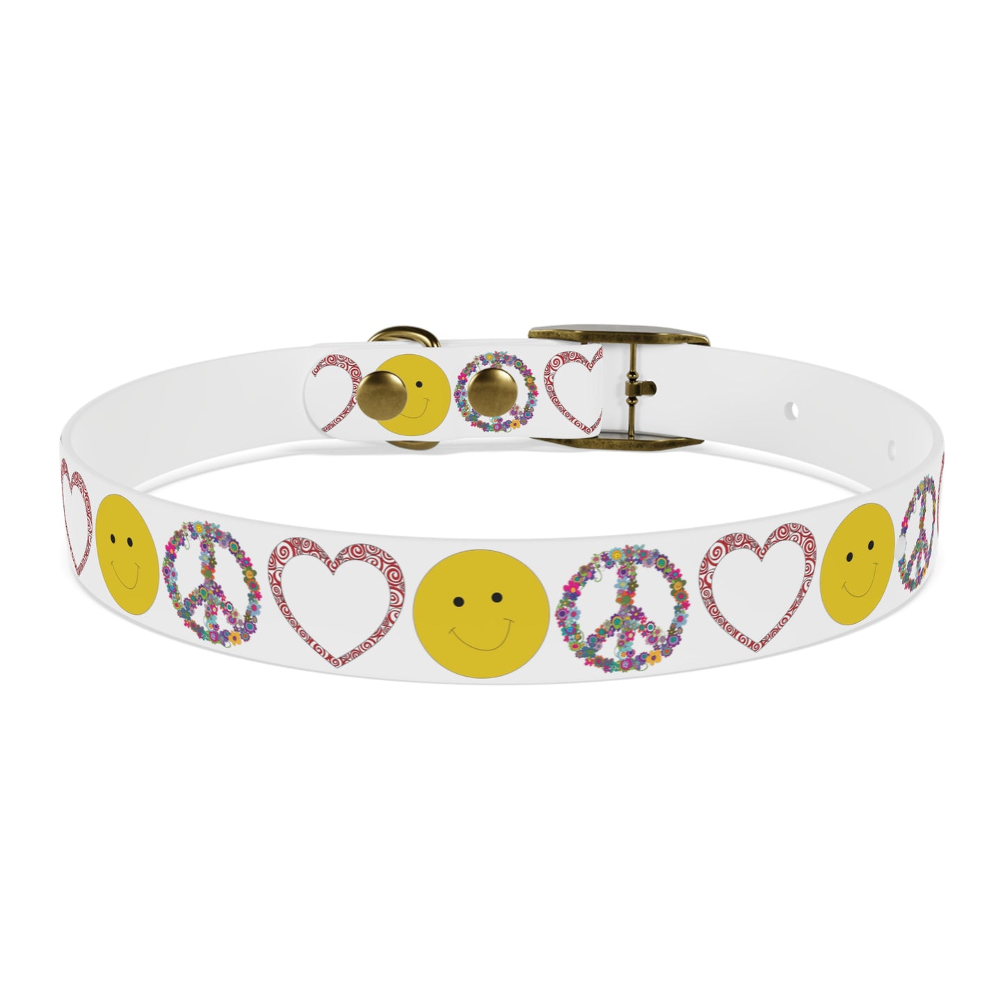 Peace Love & Joy Dog Collar