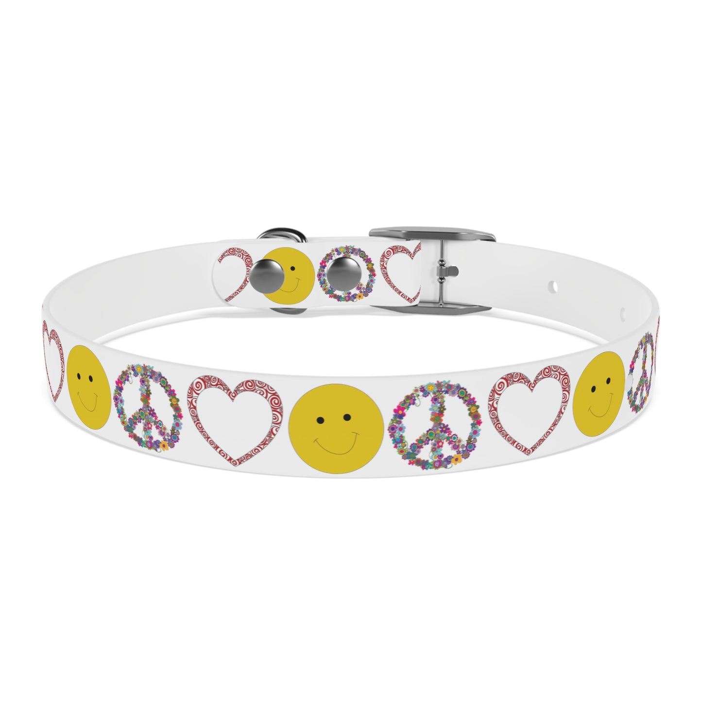 Peace Love & Joy Dog Collar