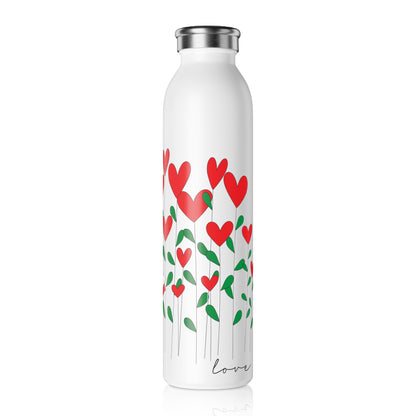 Love Birds Slim Water Bottle