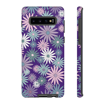 Pastel Daisy's in Purple Phone Case