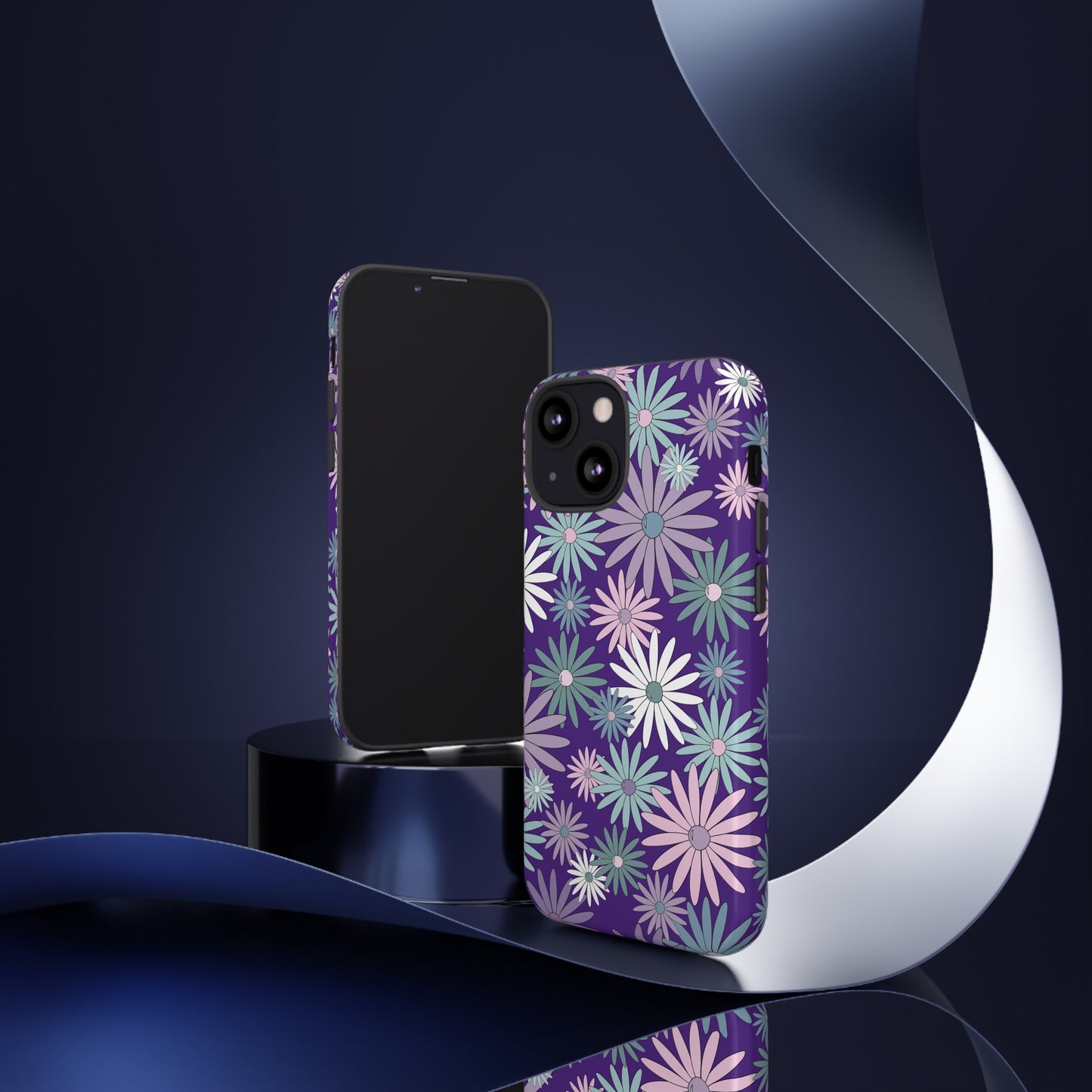 Pastel Daisy's in Purple Phone Case