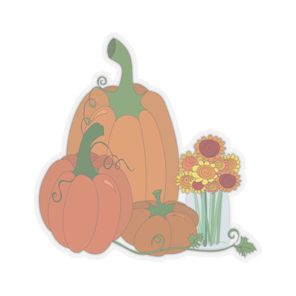 Sunflower & Pumpkin Sticker