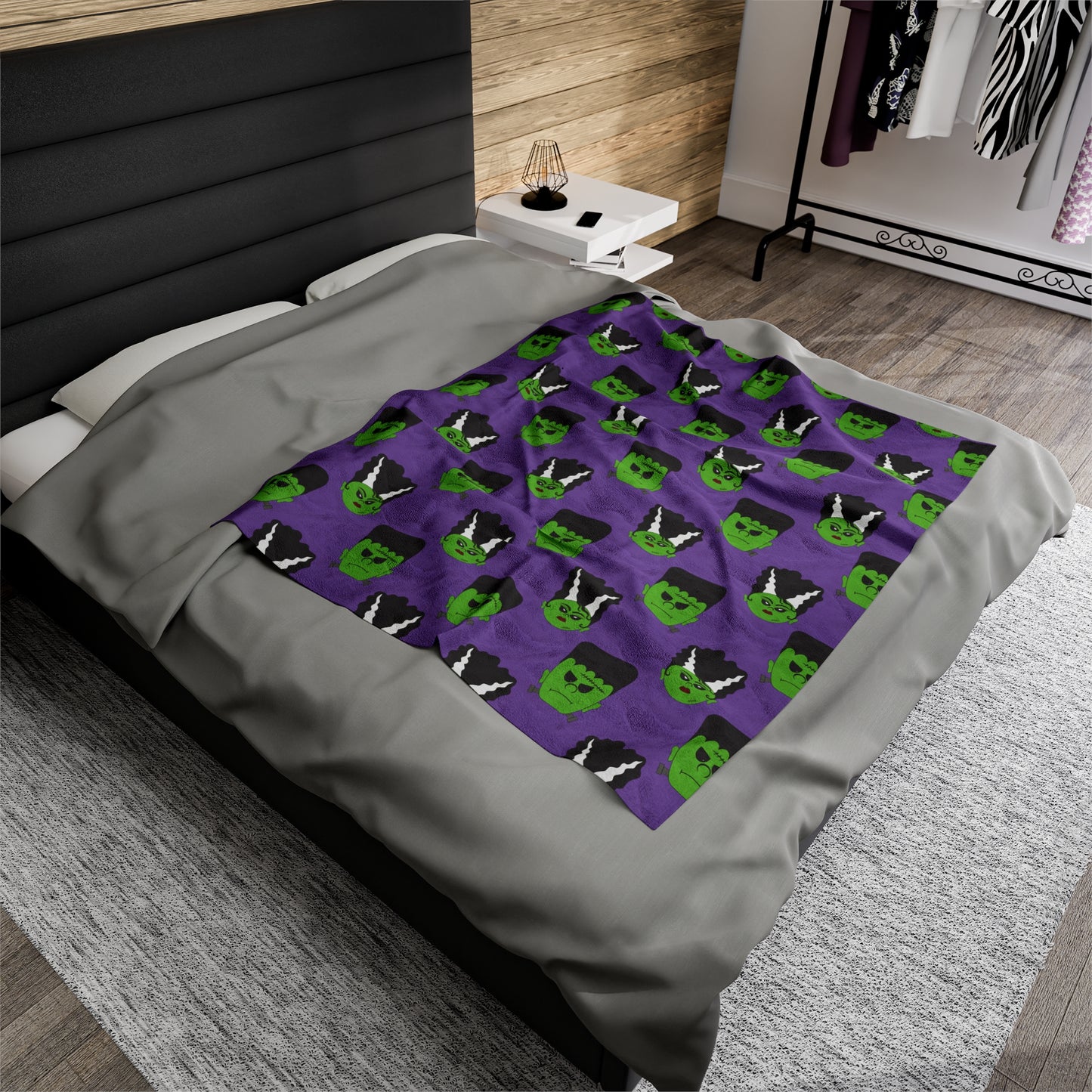 The Frankenstein's Plush Blanket