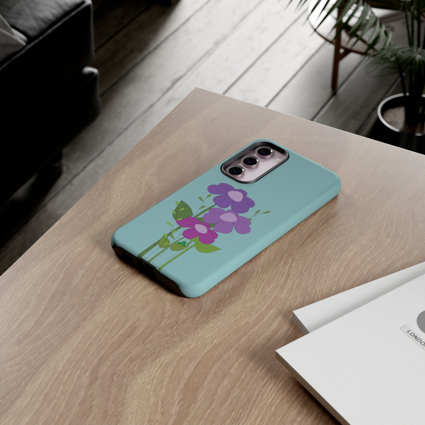 Frog Among Posies Phone Case