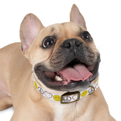 Peace Love & Joy Dog Collar