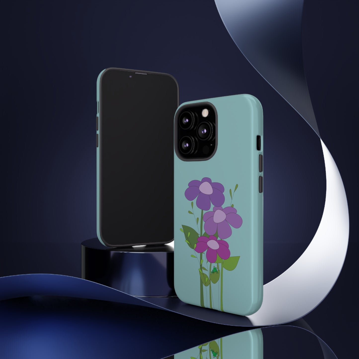 Frog Among Posies Phone Case