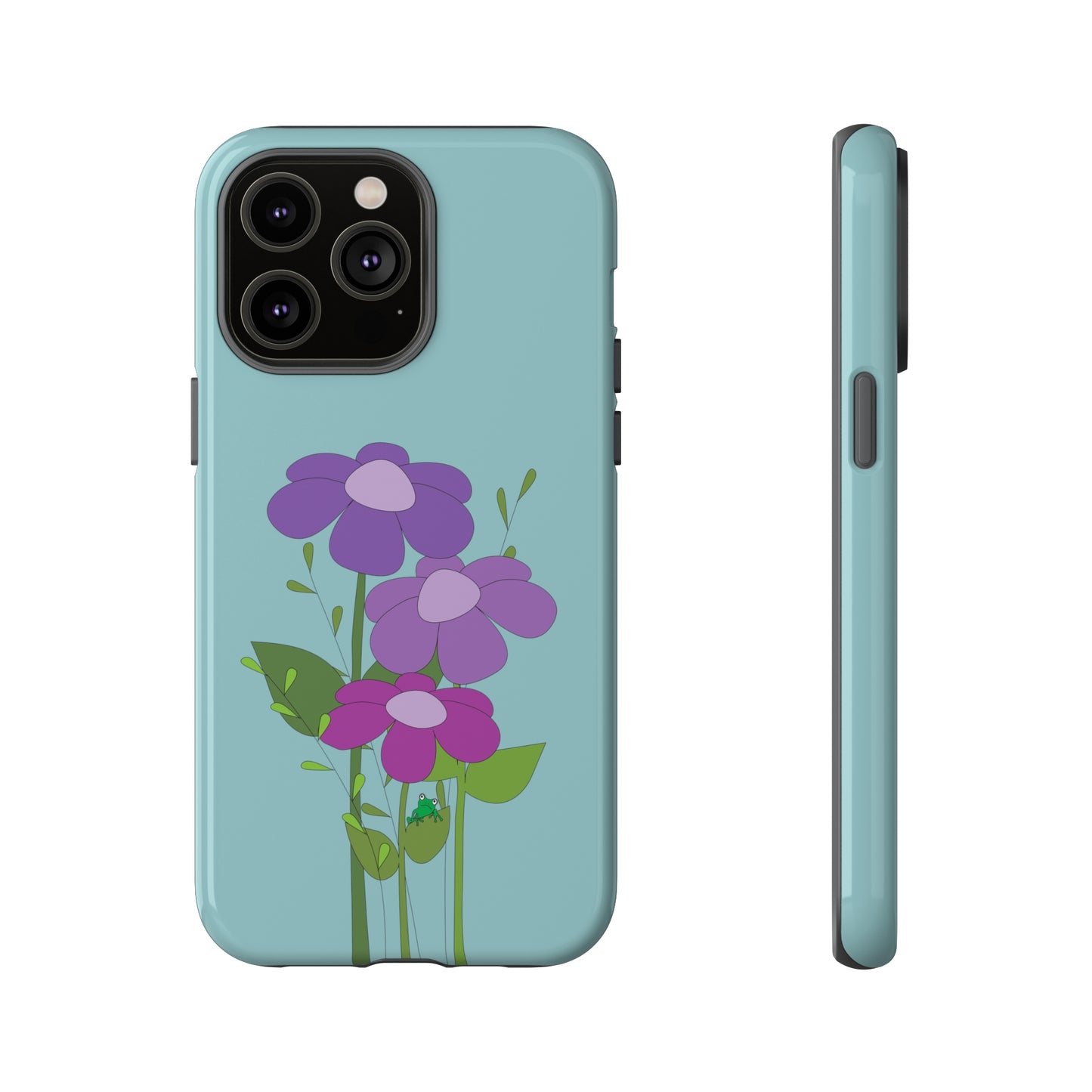 Frog Among Posies Phone Case