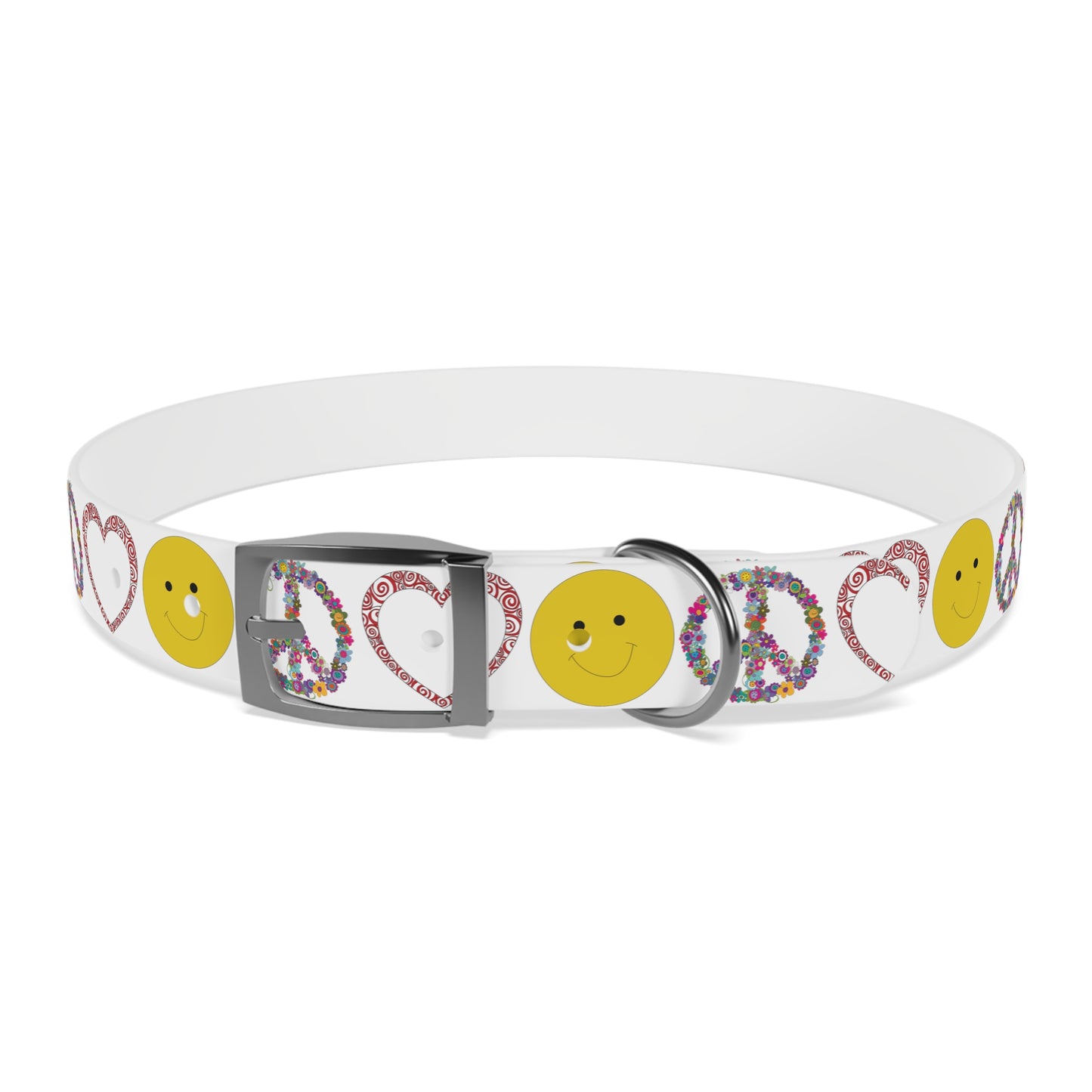 Peace Love & Joy Dog Collar