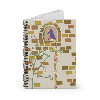 Rapunzel Gnome Spiral Notebook