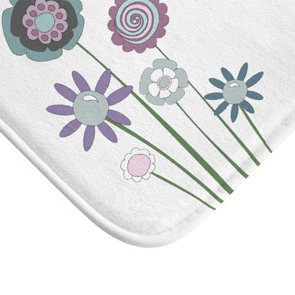 Pastel Posies Bath Mat