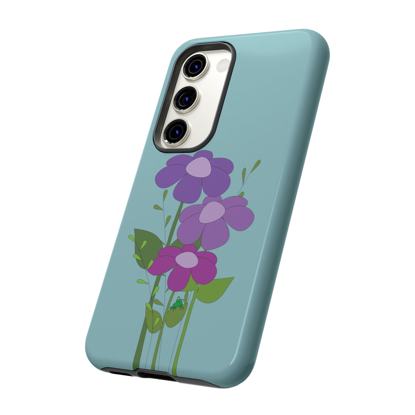 Frog Among Posies Phone Case