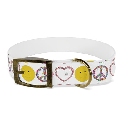 Peace Love & Joy Dog Collar