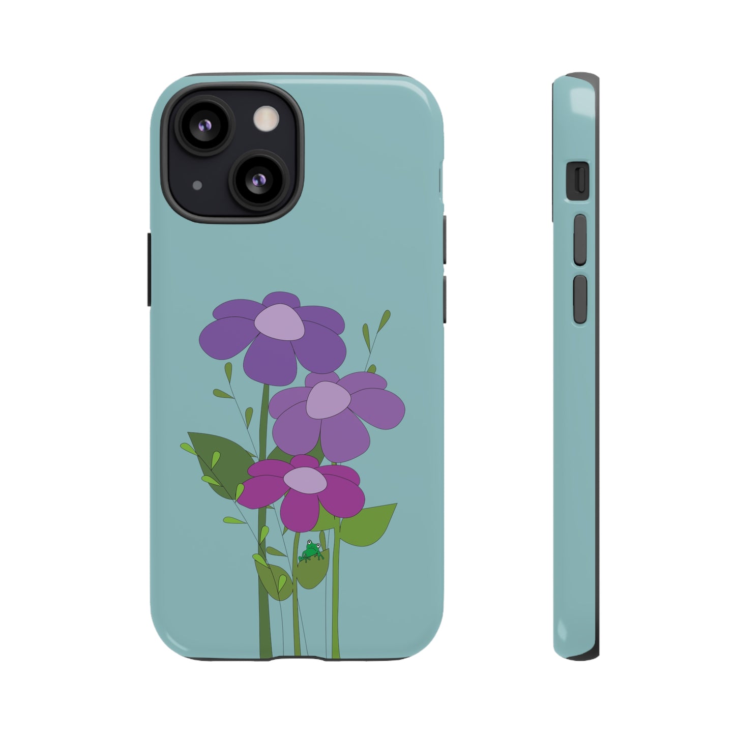 Frog Among Posies Phone Case