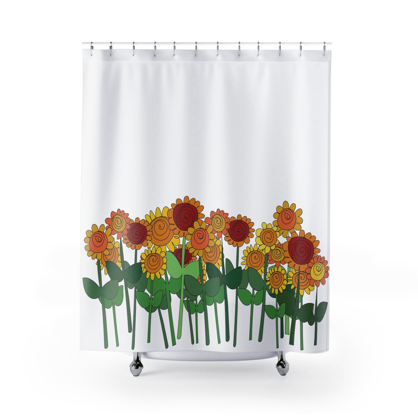 Sunflower Fields Shower Curtain