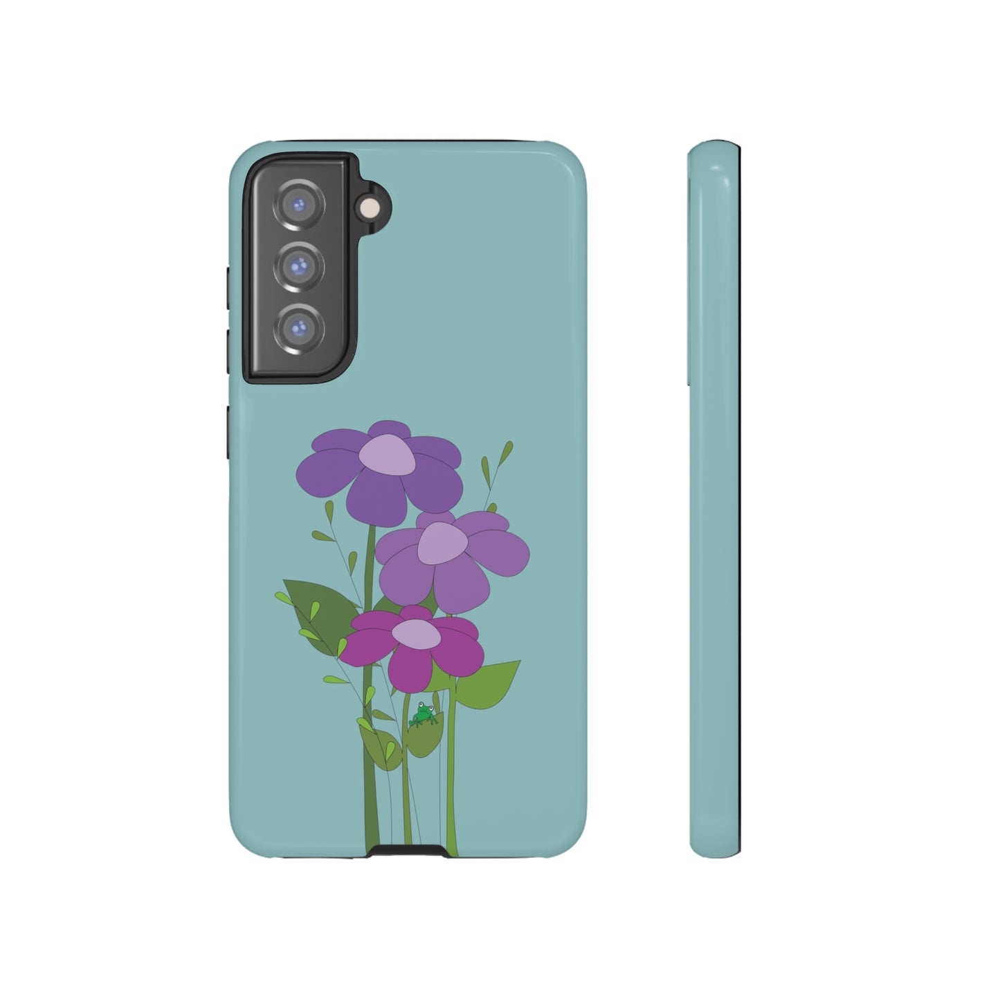 Frog Among Posies Phone Case