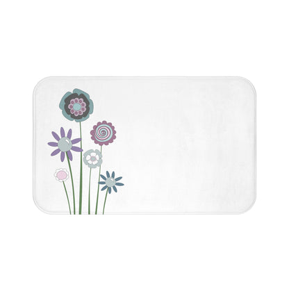 Pastel Posies Bath Mat