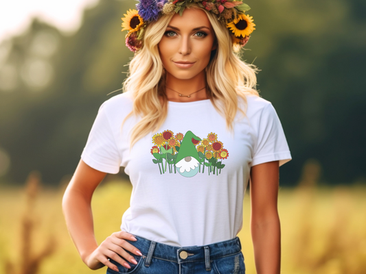 Sunflower Gnome Softstyle Tee