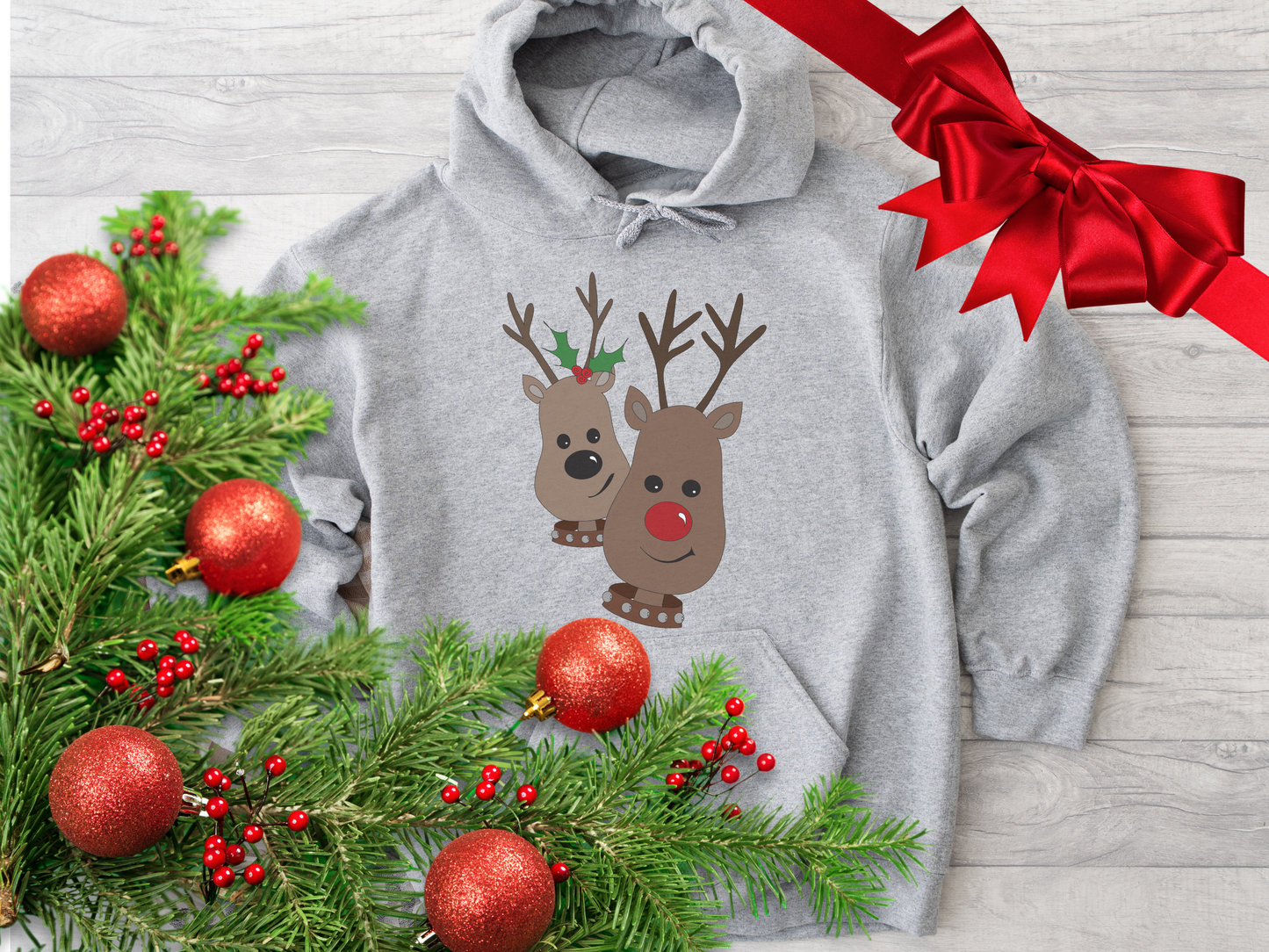 Rudolph & Reindeer Friend Fleece Hoodie