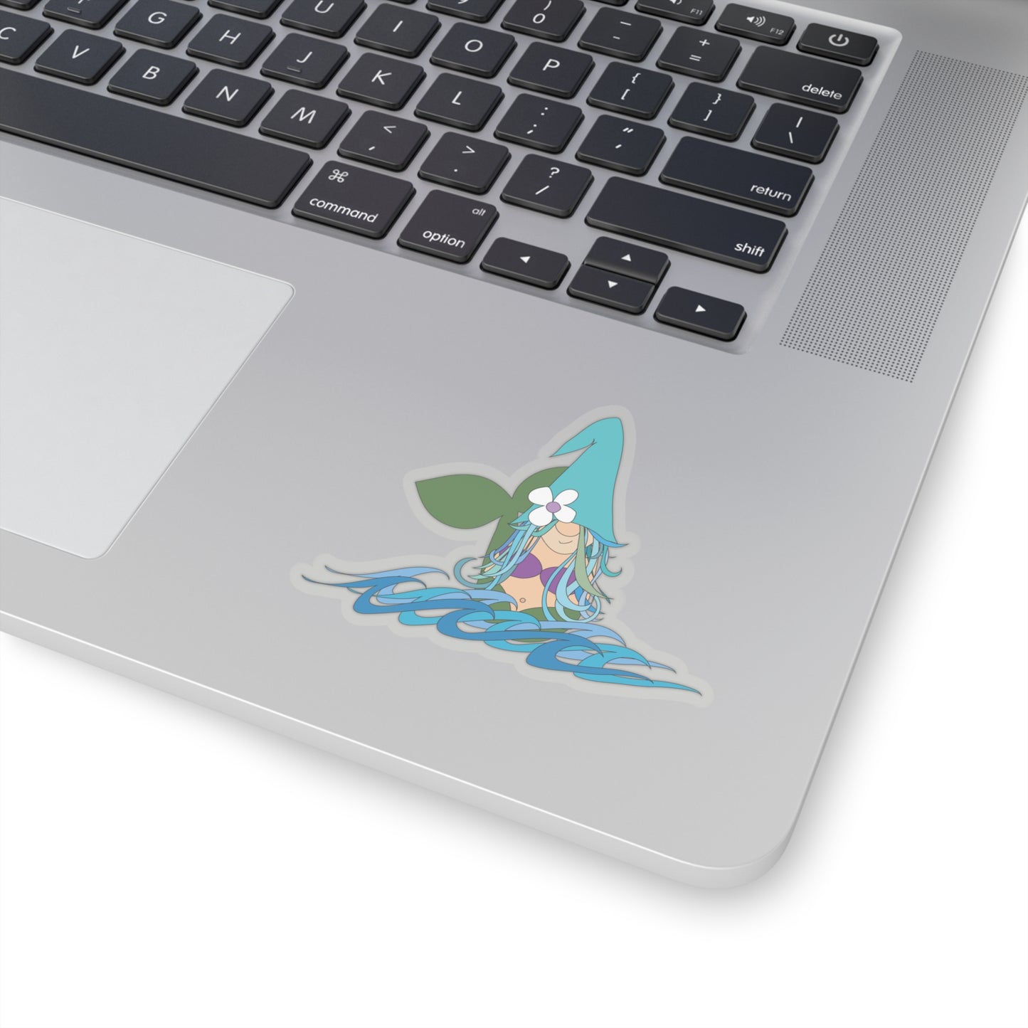 Mermaid Gnome Kiss-Cut Sticker