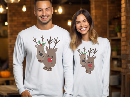 Rudolph & Friend Reindeer Long Sleeve Tee