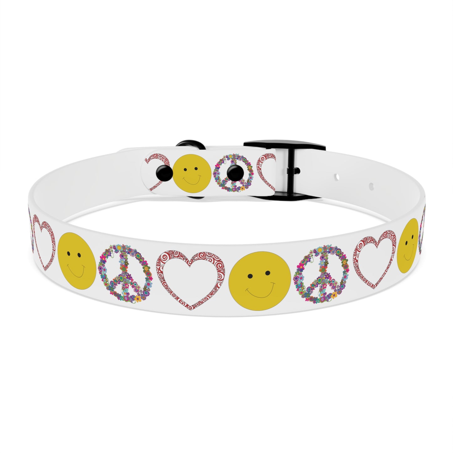 Peace Love & Joy Dog Collar