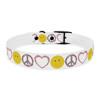 Peace Love & Joy Dog Collar