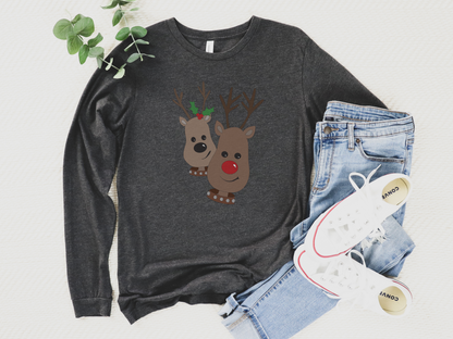 Rudolph & Friend Reindeer Long Sleeve Tee