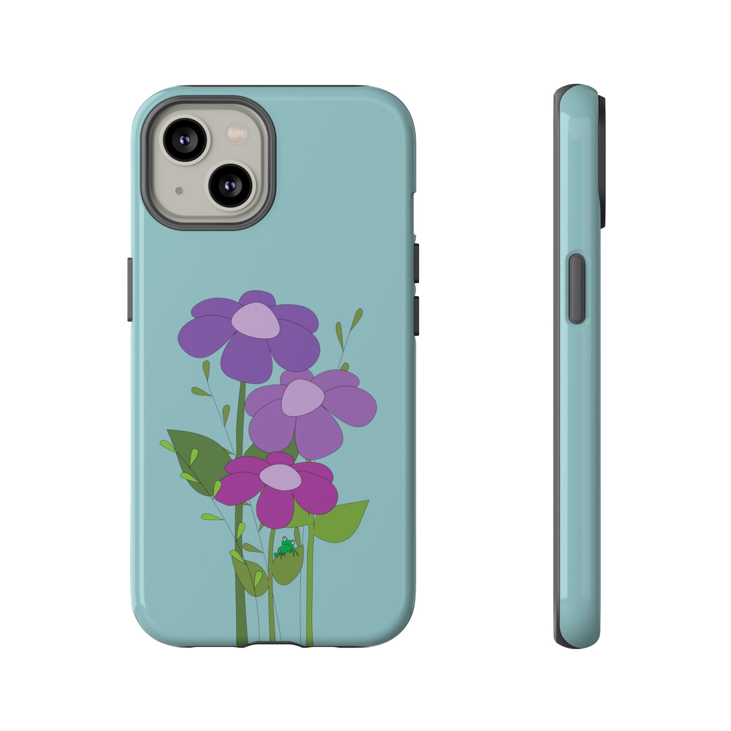 Frog Among Posies Phone Case