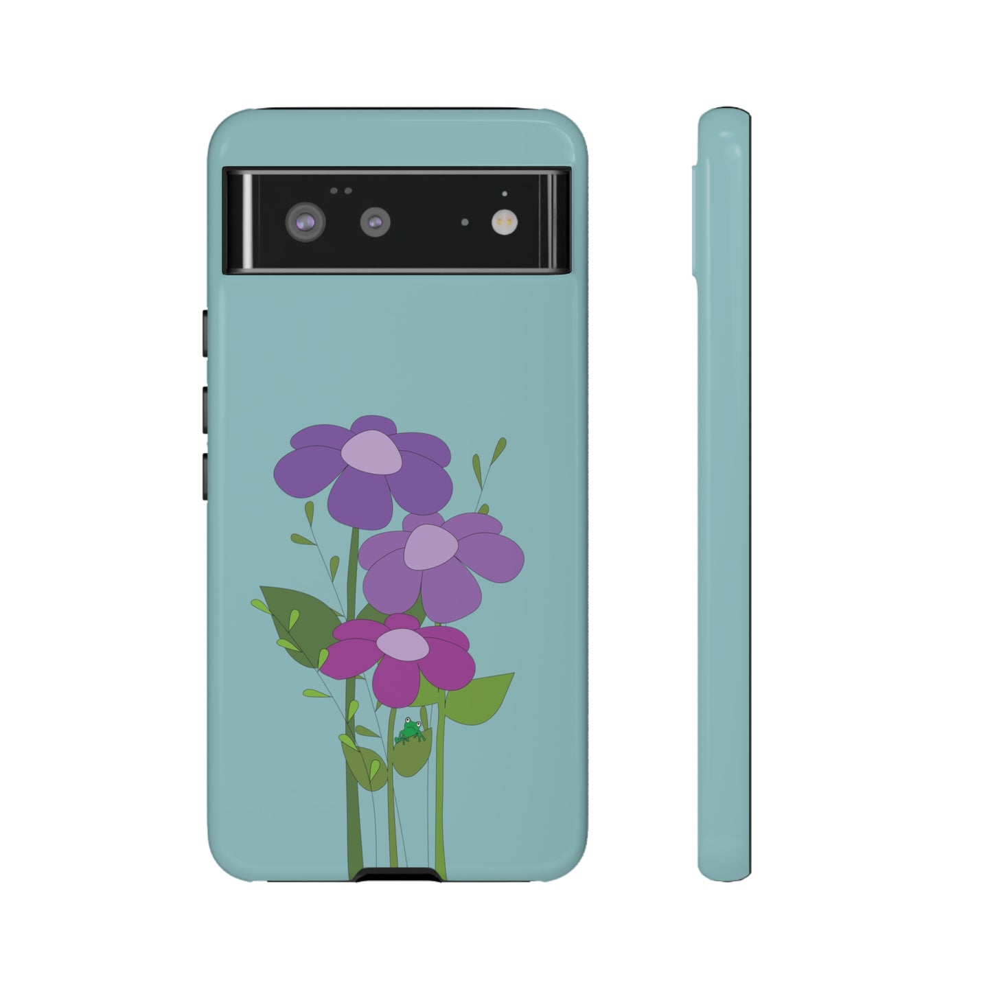 Frog Among Posies Phone Case