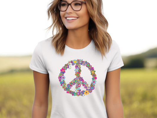 Peaceful Posies Women's Softstyle Tee