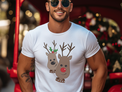 Rudolph & Friend Reindeer Softstyle Tee