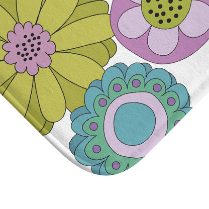 Vintage Posies Bath Mat