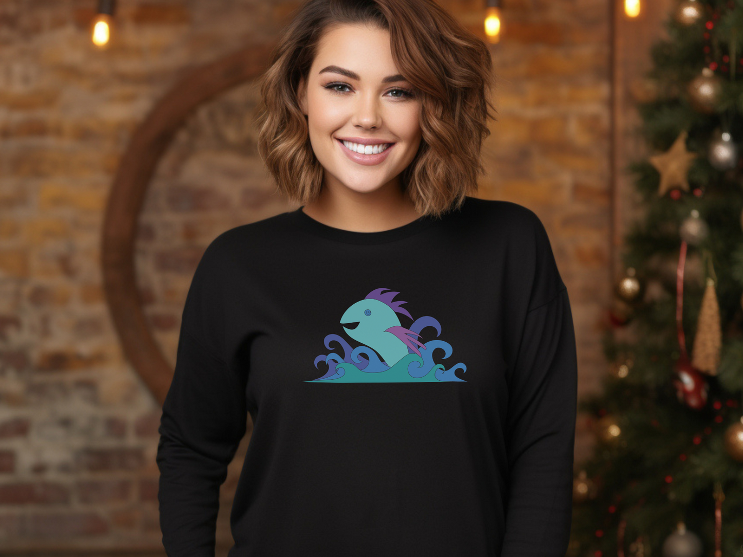 Fish Out of Water Long Sleeve Tee
