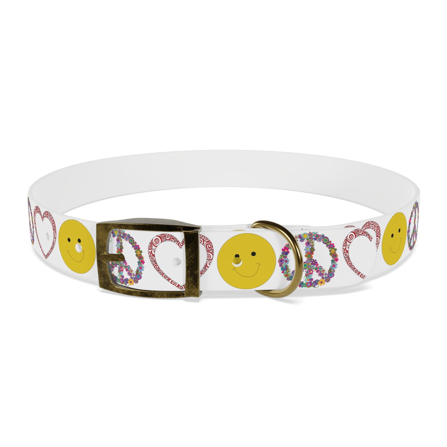 Peace Love & Joy Dog Collar