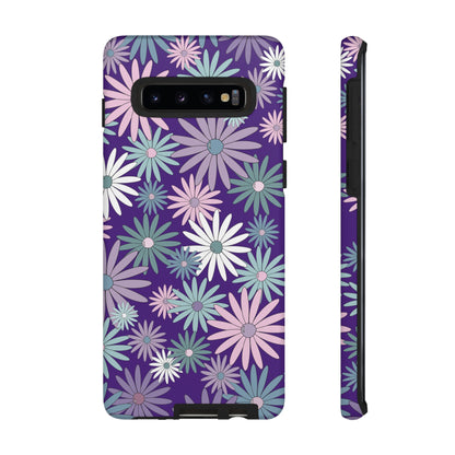 Pastel Daisy's in Purple Phone Case